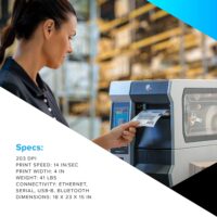 Zebra ZT411 Thermal Transfer Industrial Label Printer – 203 DPI - Image 2