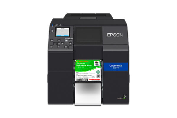 Epson ColorWorks C6000P 4-Inch Matte Color Label Printer with Peeler + Label Boost Software