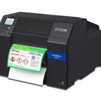 Epson ColorWorks CW‑C6500P 8″ Gloss Color Label Printer w/ Peel‑and‑Present - Image 2